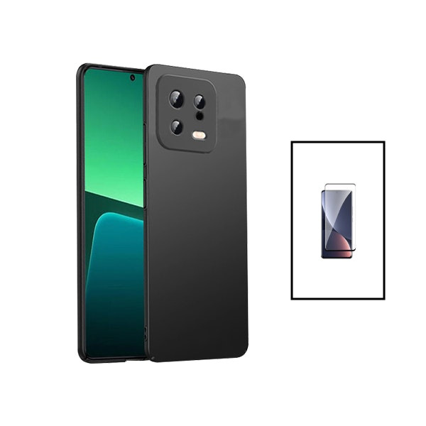 Xiaomi 13 Pro accessories kit: tempered glass protector and SlimShield case