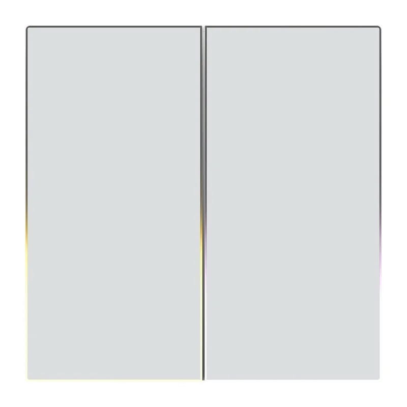 Interruptor de Luz de Toque ZigBee Avatto TS60-EU-W2 Dual TUYA (branco).