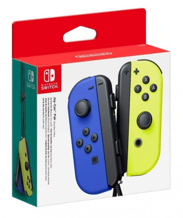 Joy-Con Controllers Left and Right Neon Blue/Yellow for Nintendo Switch