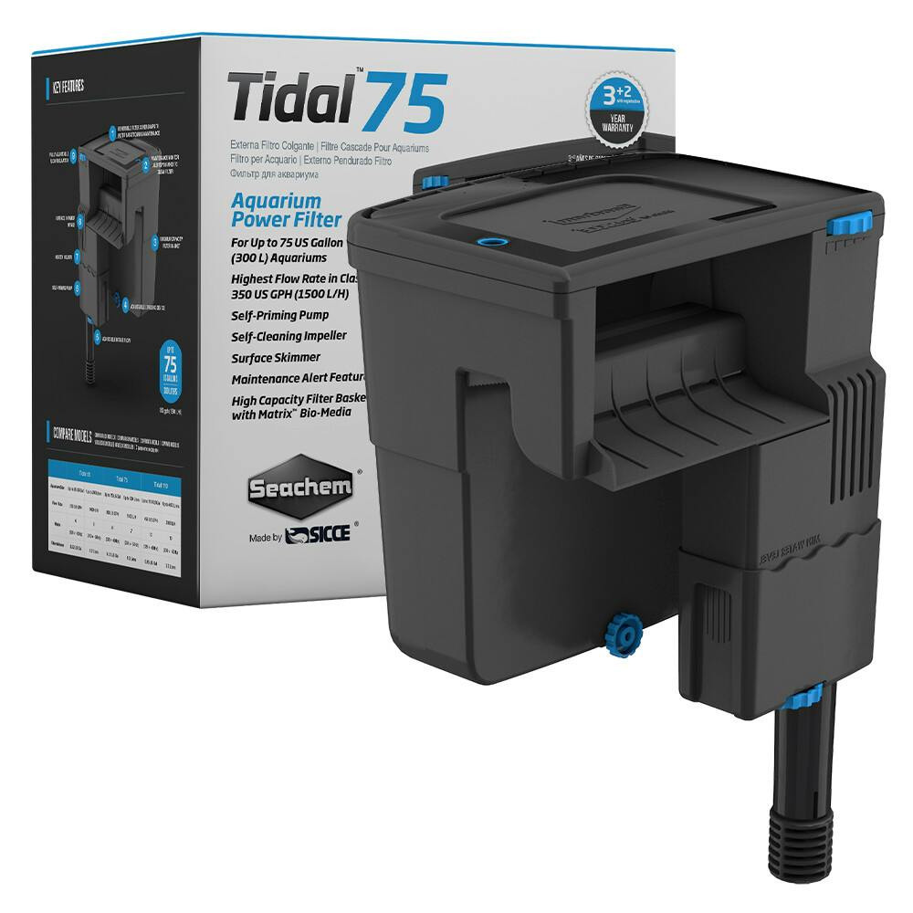 Filtro colgante Tidal 75 para acuario
