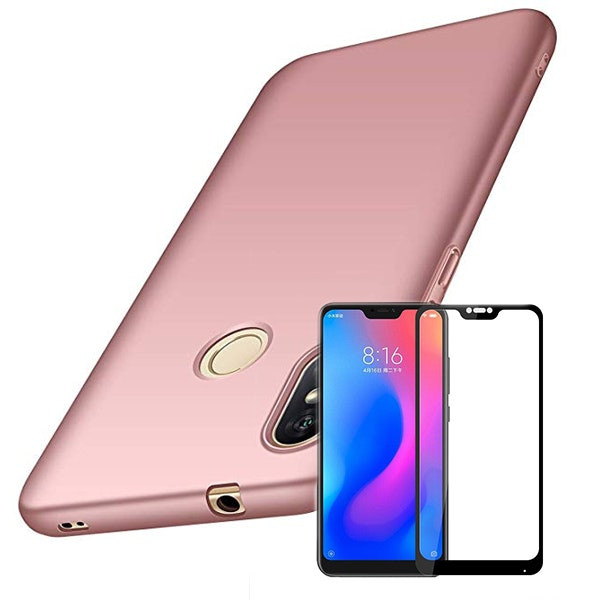 Tempered glass Full Cover 5D + SlimShield case for Xiaomi Mi A2 Lite