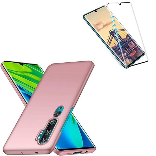 Protector vidrio templado 5D y funda SlimShield para Xiaomi Mi Note 10