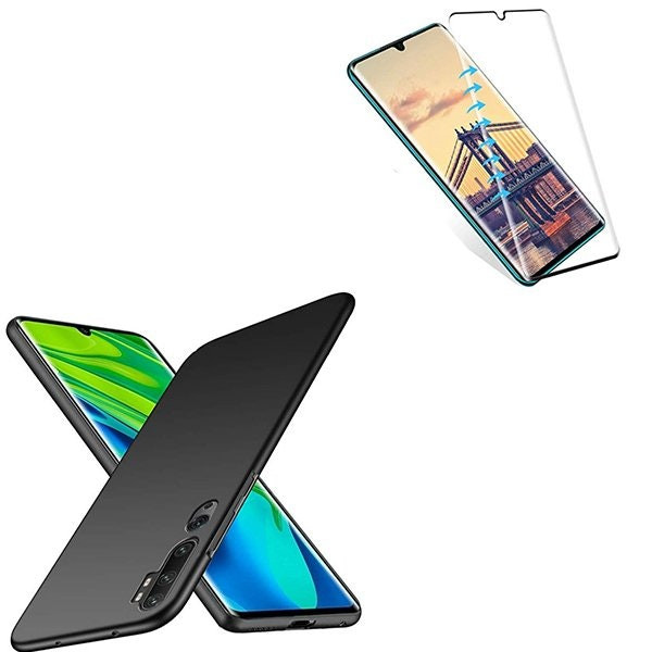 Kit protector de cristal y funda rígida SlimShield para Xiaomi Mi Note 10