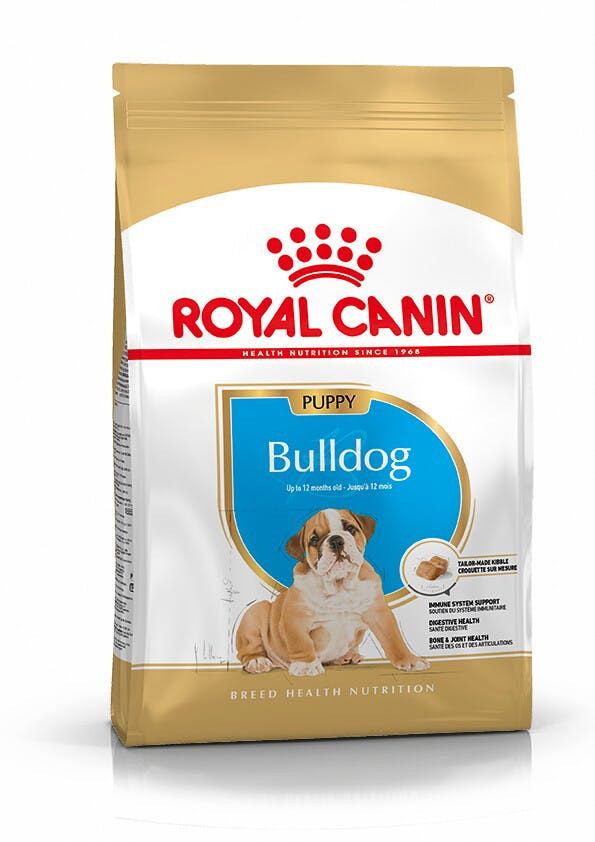 Bulldog Puppy dog food