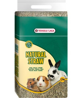 Cama de paja natural para conejos y roedores