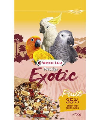 Mezcla de frutas exóticas para aves 750 g