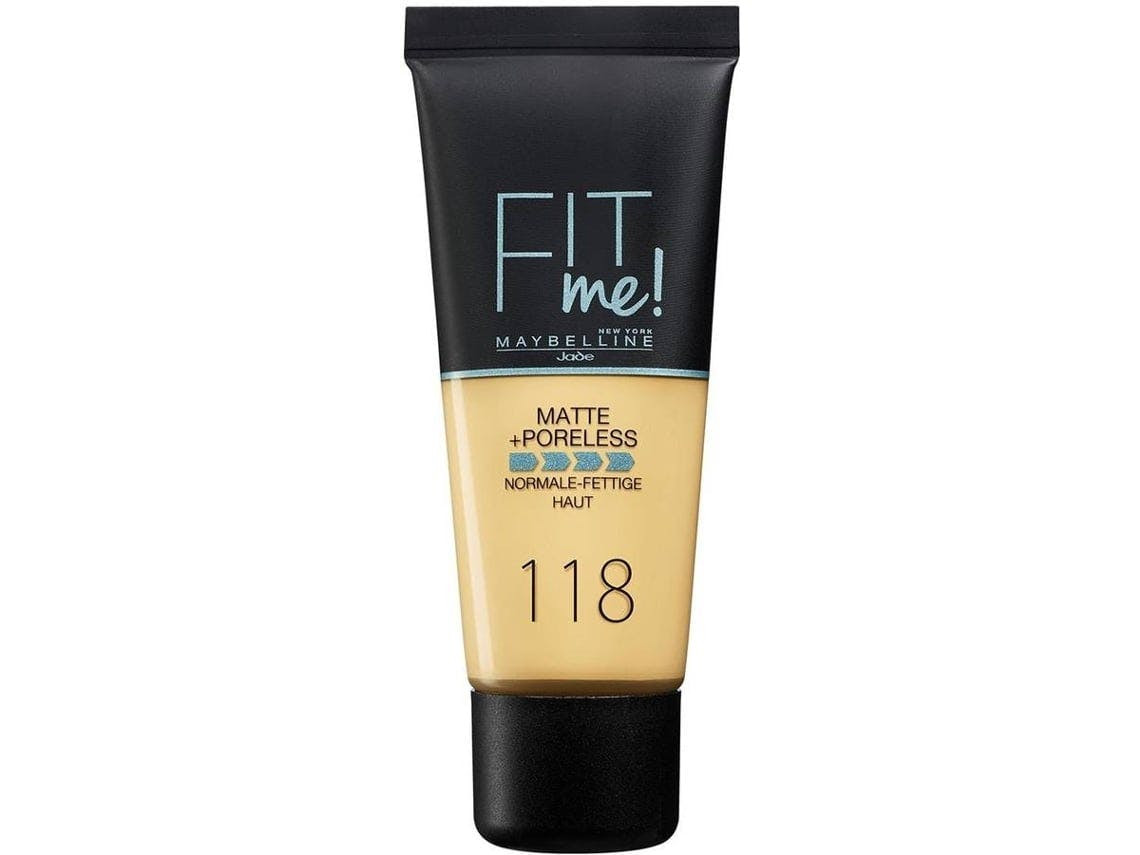 Base De Maquilhagem Fluida Fit Me Maybelline  118 - Nude - Cor 118 - Nude