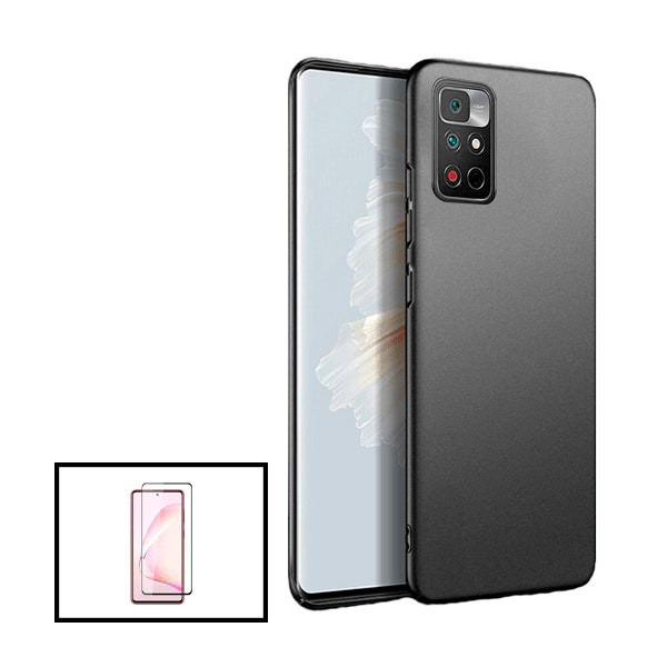 Tempered glass full cover 5D and SlimShield case for Xiaomi Poco M4 Pro 5G