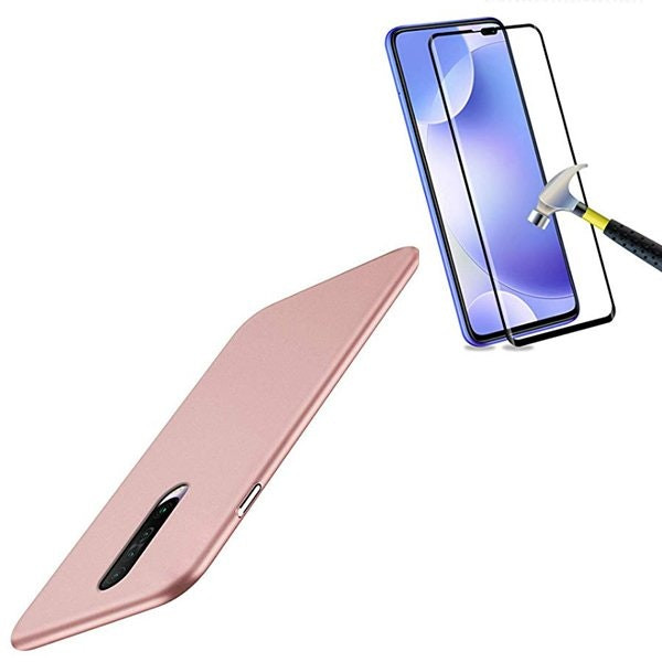 Vidrio Templado Full Cover 5D y Funda SlimShield para Xiaomi Poco X2