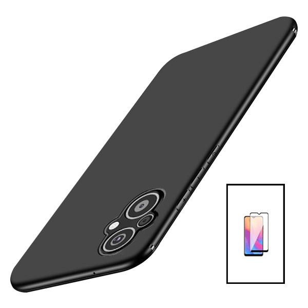 Kit funda y cristal Full Cover para Poco M5 SlimShield y vidrio templado
