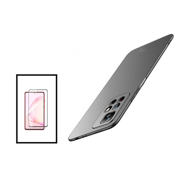 Kit protector de vidrio templado y funda SlimShield para Redmi Note 11S 5G