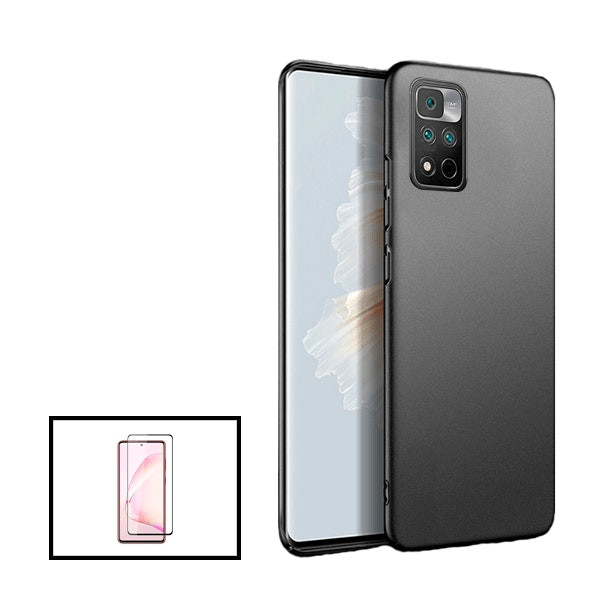 Funda SlimShield y Protector de Vidrio Full Cover para Redmi Note 11 Pro