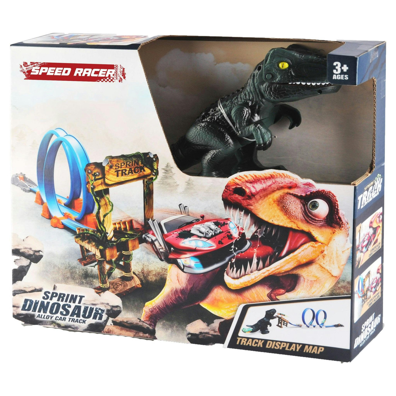 Pista Velociraptor Attack Double Loop SPEEDRACER