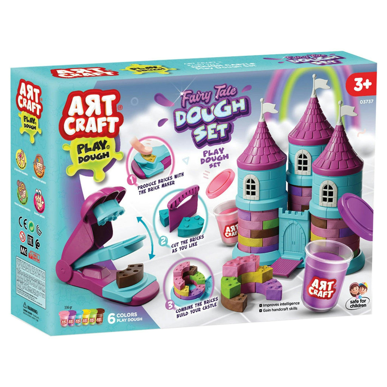 Play Dough Fairy Tale Castle Set ART CRAFT