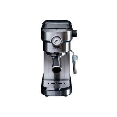 Cafetera expreso manual retro con portafiltro 15 bar 1350W Plateado