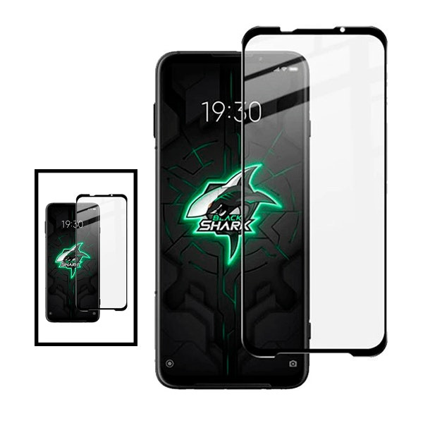 Protector de cristal Full Cover para Xiaomi Black Shark 3