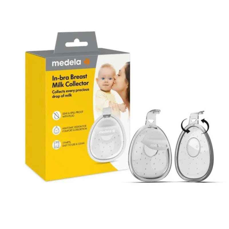 Medela Coletor de Leite InBra 2 Unidades | 30 ml | Silicone Macio | Uso Discreto no Sutiã