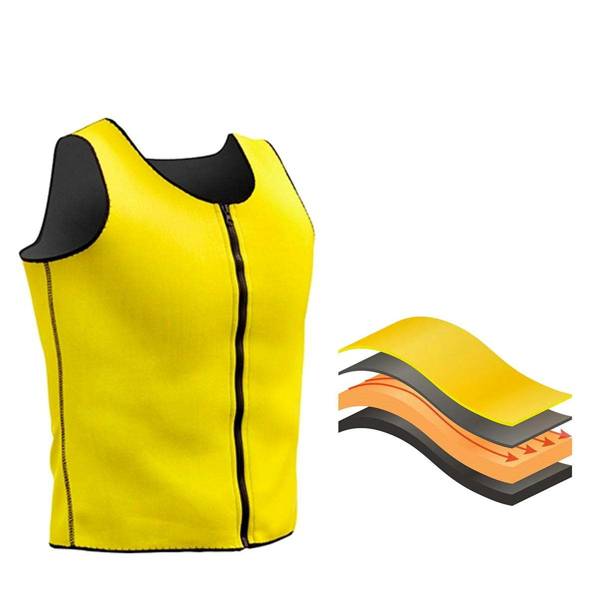 Chaleco deportivo sauna para hombre