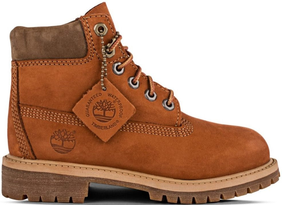 Botas A1BD9 de cuero nobuck impermeables con suela de goma