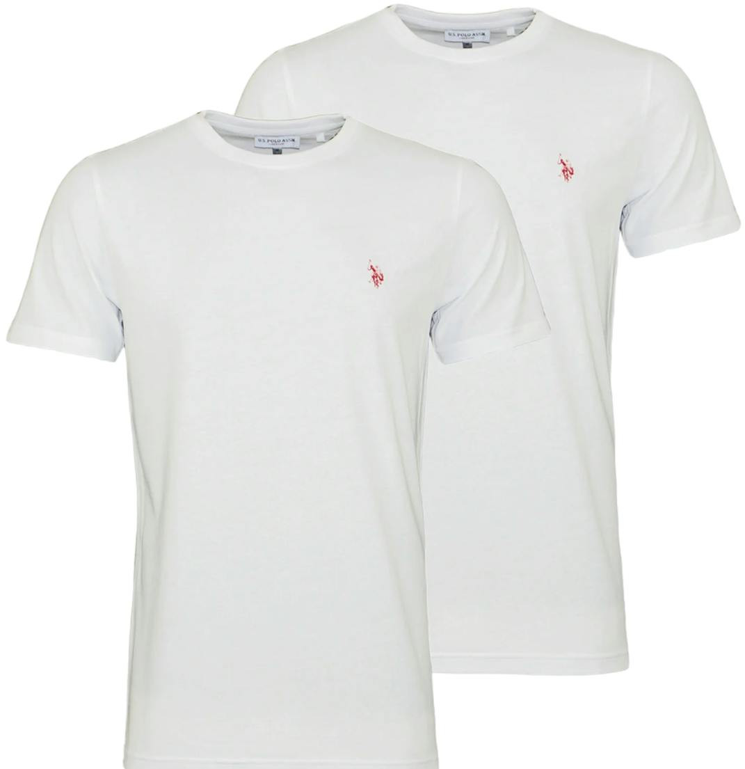 Pack de 2 camisolas blancas de algodón para hombre