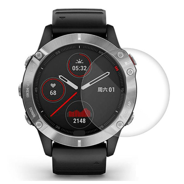 Tempered glass screen protector for Garmin Fenix 7S smartwatch
