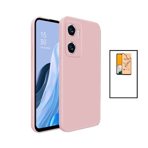 Protector Hydrogel Full Cover y Funda Silicona Líquida para Xiaomi Redmi 10 5G