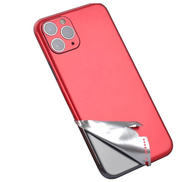 SurfaceStickers rear film for iPhone 12 Pro Max - Red
