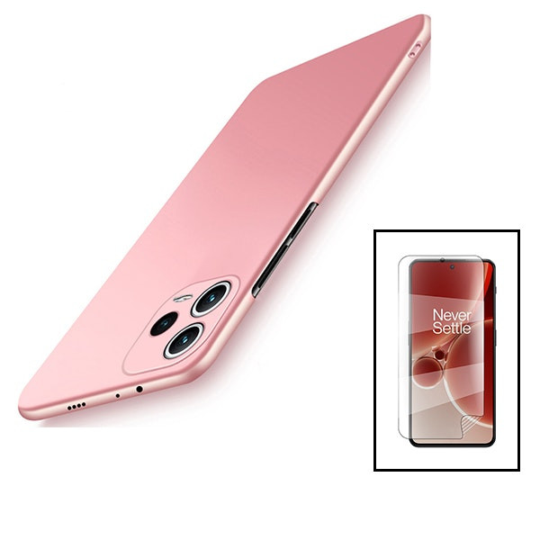 Protector hydrogel full cover y funda SlimShield para Redmi Note 12