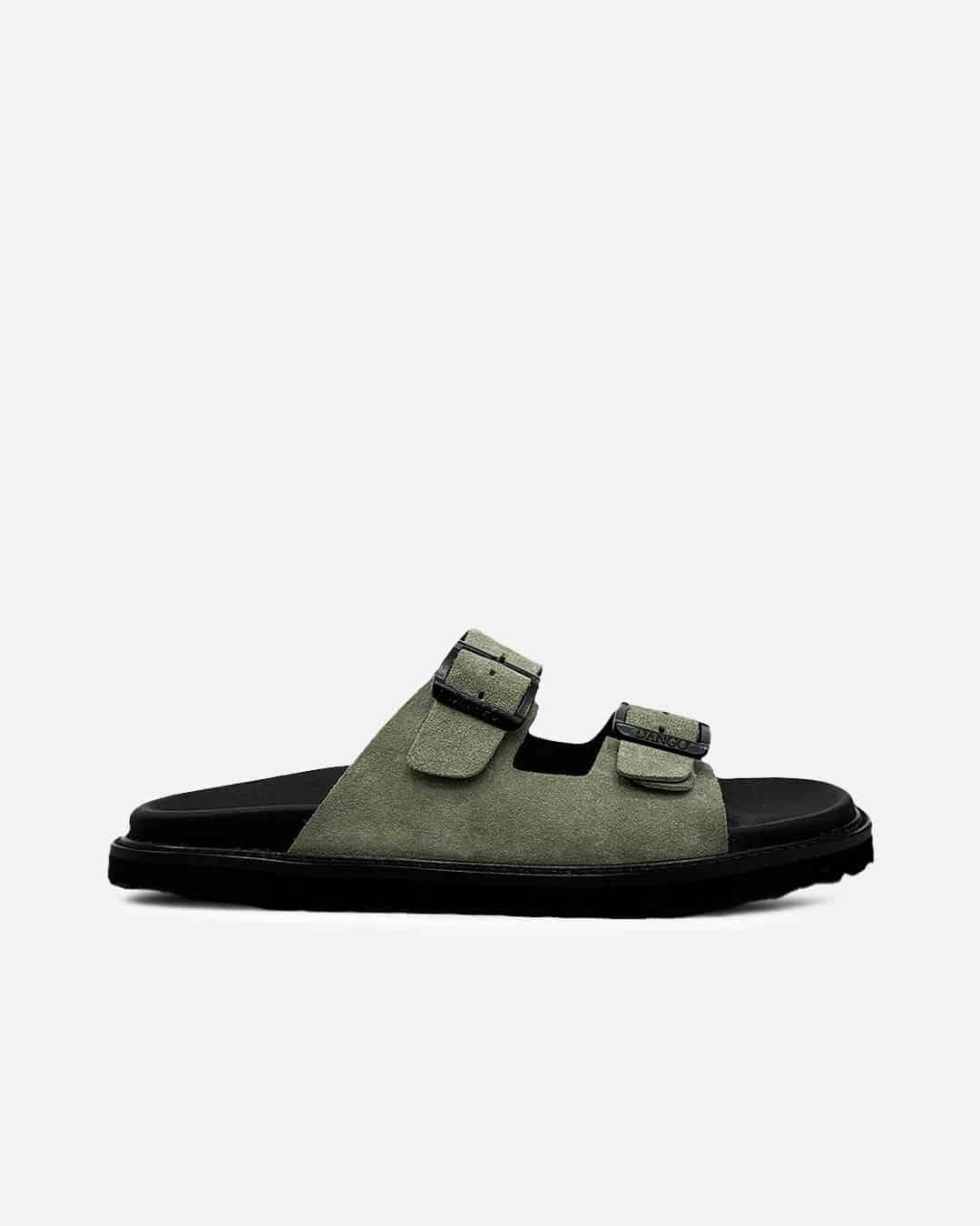 Sandalias de ante con hebillas
