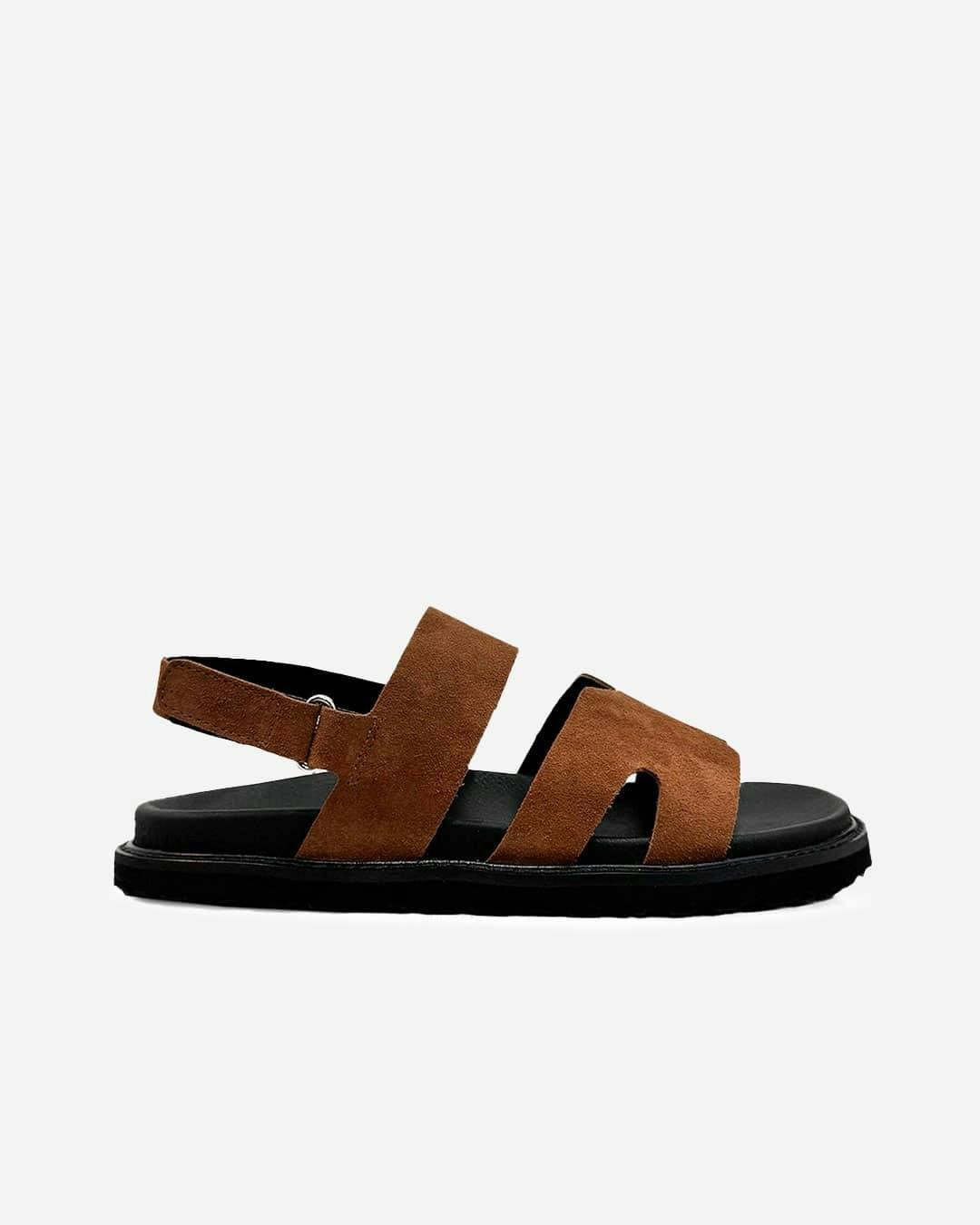 Sandalias Bella en ante con suela EVA