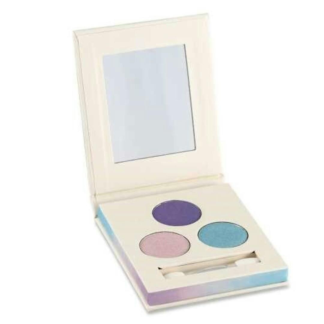 Paleta de Sombras Infantil 3 Tonos con Espejo y Aplicador