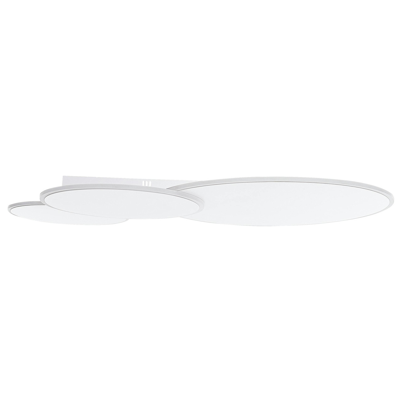 Lámpara de techo LED Gabrik en aluminio blanco