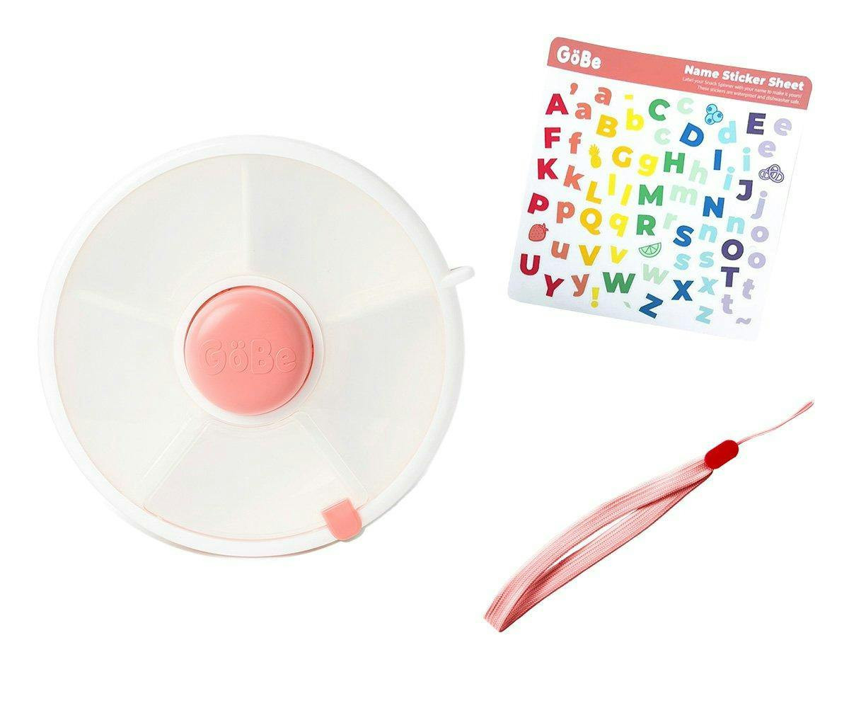 Göbe Lunchbox Snack Spinner Rosa Coral