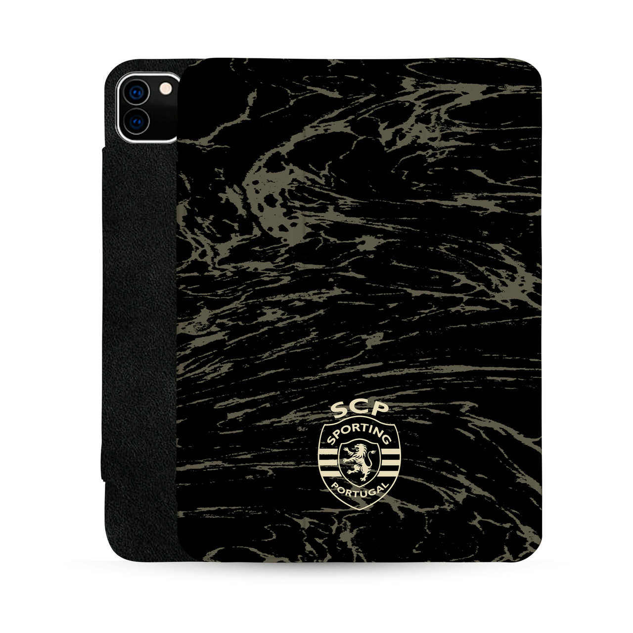 Funda iPad Sporting Away - piel, TPU y microfibra