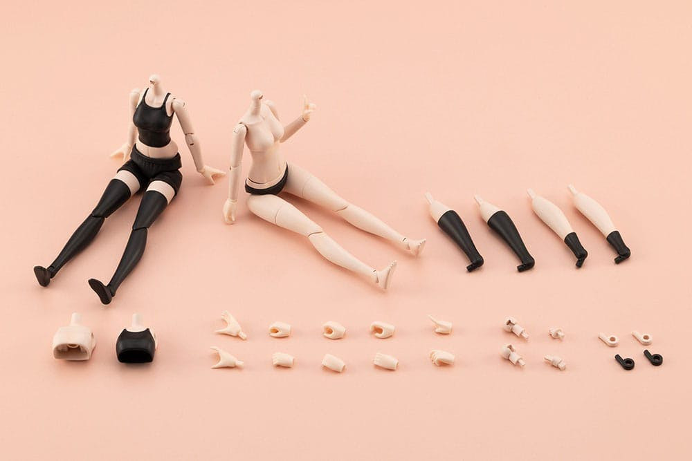 Set de accesorios para figuras 1/10 con cuerpos y varias articulaciones