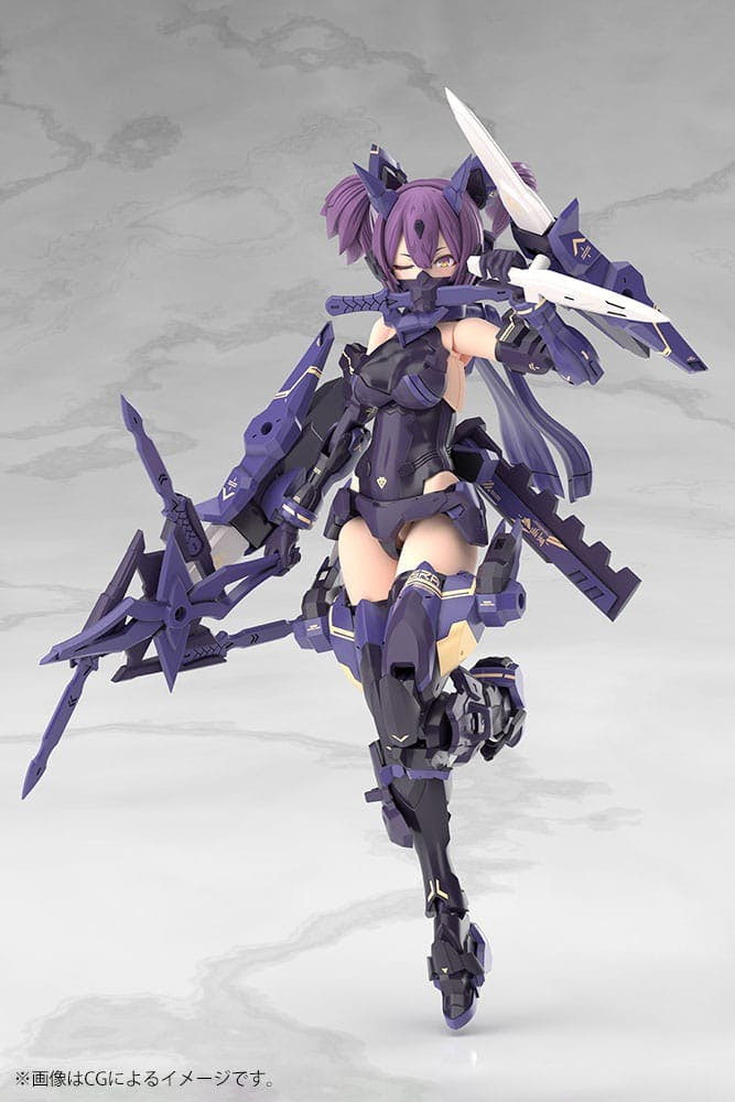 Kit de plástico Megami Device ASRA Ninja Kaname Shadow Edition 14 cm full package