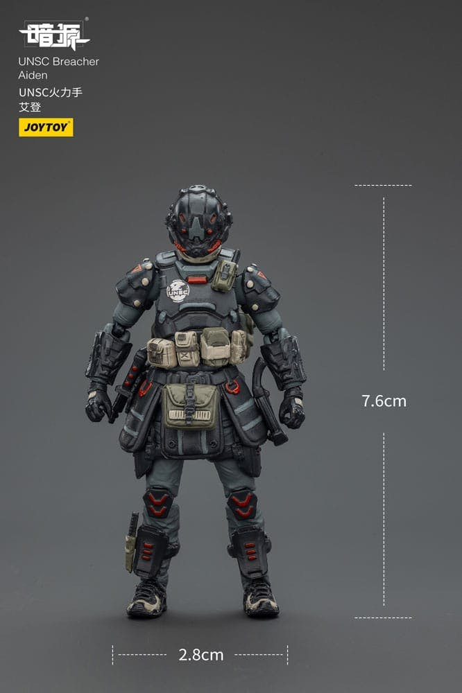 Figura de acción Breacher Aiden UNSC Dark Source 7 cm