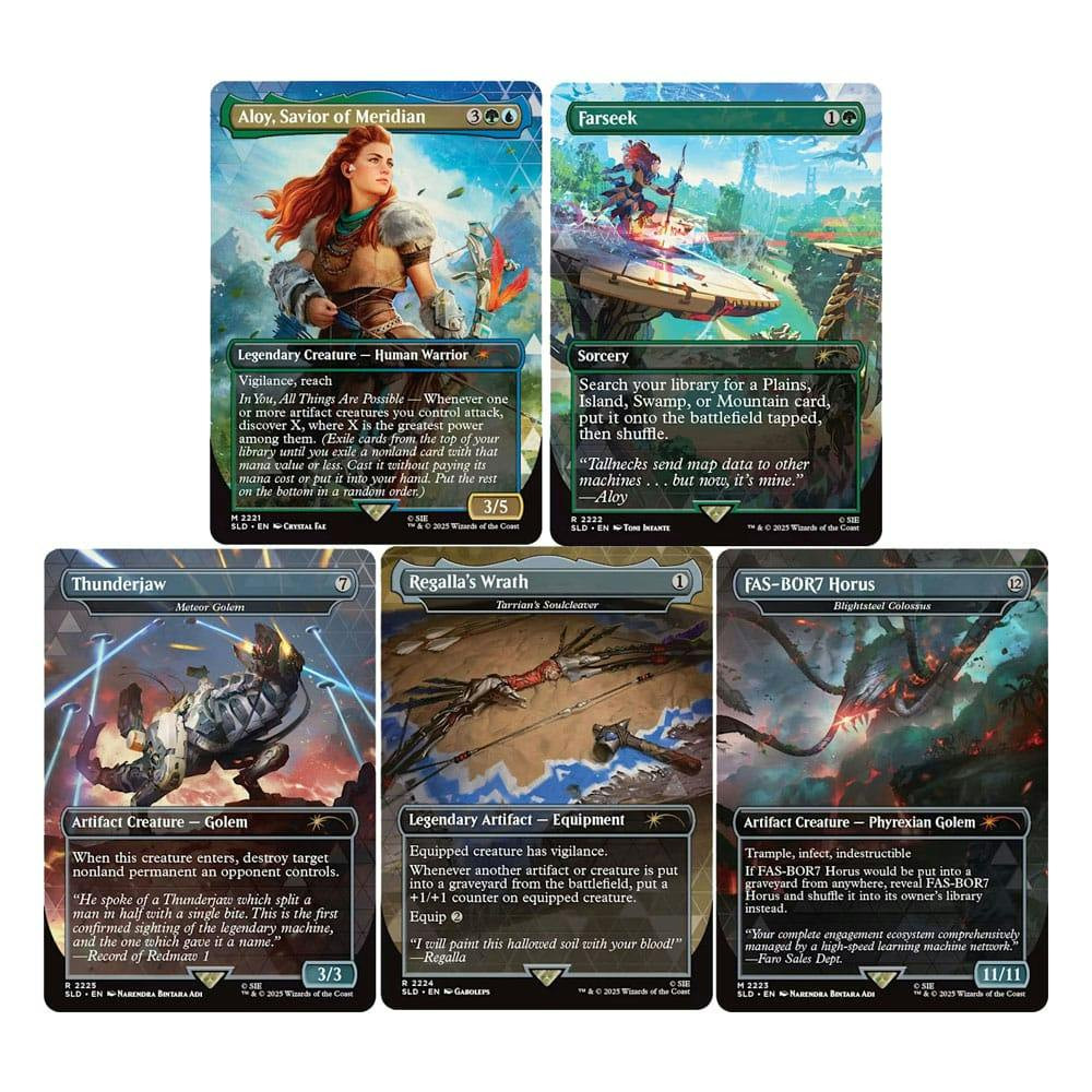 Secret Lair x Horizon: Into the Forbidden West - Magic: The Gathering set de 5 cartas