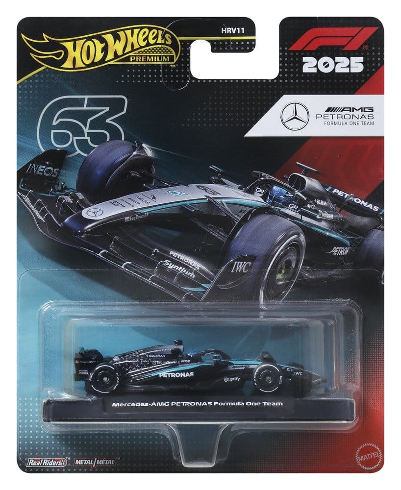 Carrinha Formula 1 Hot Wheels Premium Die-Cast 1:64 Team Mercedes Benz