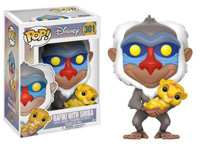 Figura Pop! Vinyl Rafiki y Simba 9 cm