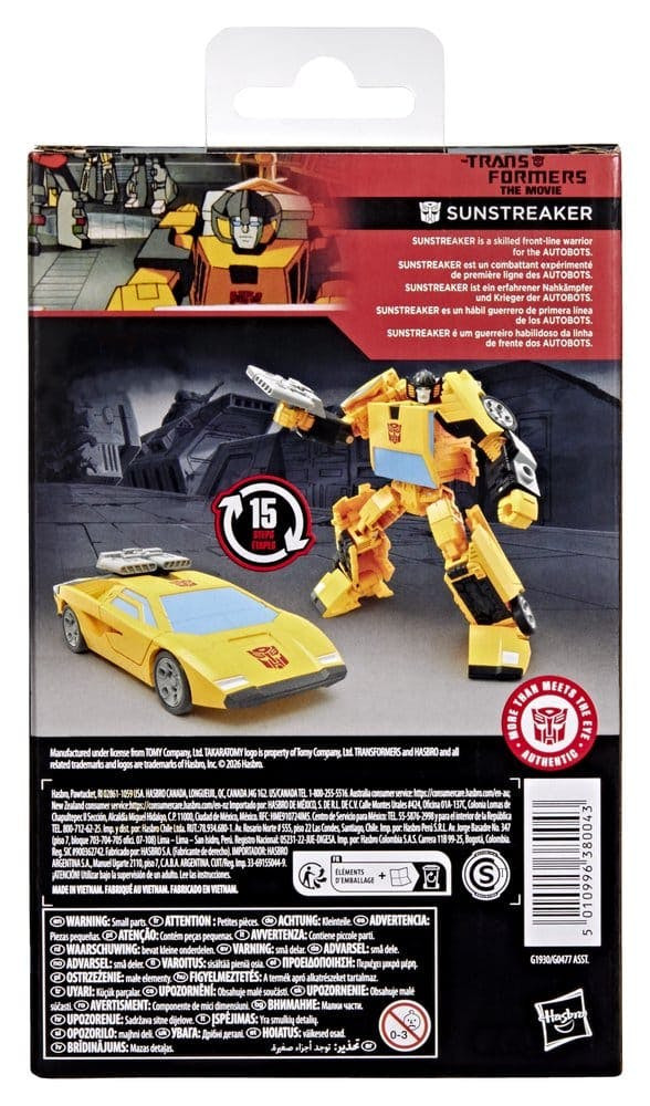 Sunstreaker Studio Series Deluxe Class Action Figure 11 cm