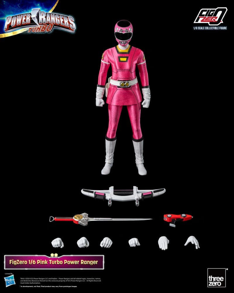 Figura coleccionable FigZero Pink Turbo Power Ranger 1/6 29,5 cm