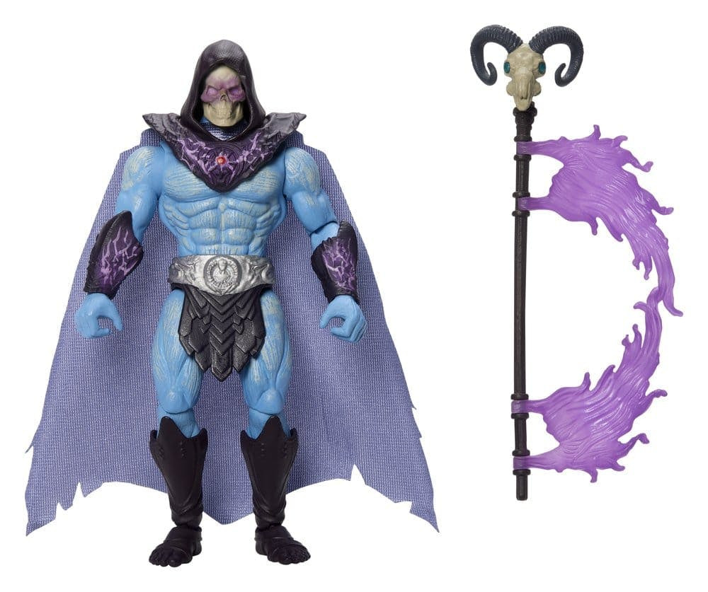 Figura de acción Skeletor de Masters of the Universe 2026, 14 cm, con bastón Havoc