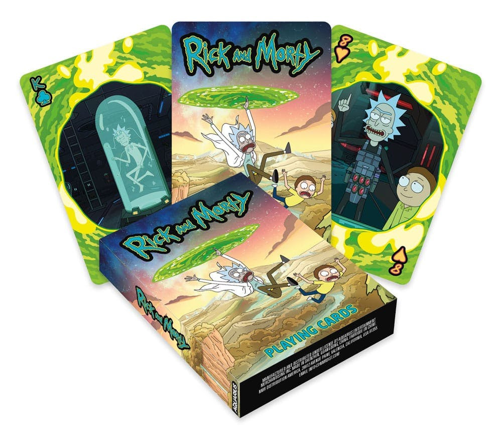 Baraja Rick and Morty, 54 cartas formato póker