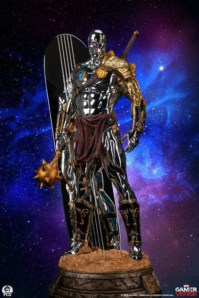 Estatua Silver Surfer escala 1:3 77 x 39 x 32 cm