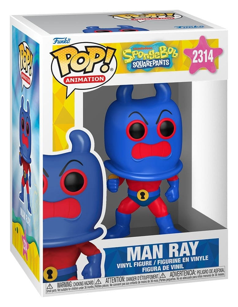 Figura Vinílica Man Ray POP! SpongeBob SquarePants 9 cm