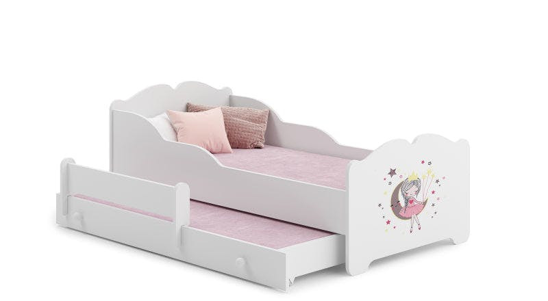 Cama doble infantil Anna Sleeping Princess con cajón extraíble