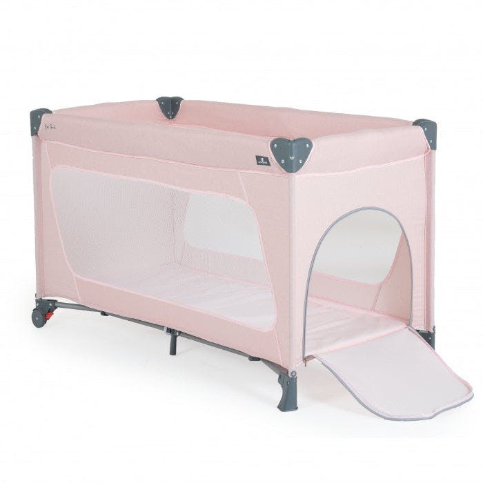 One Touch foldable travel bed pink