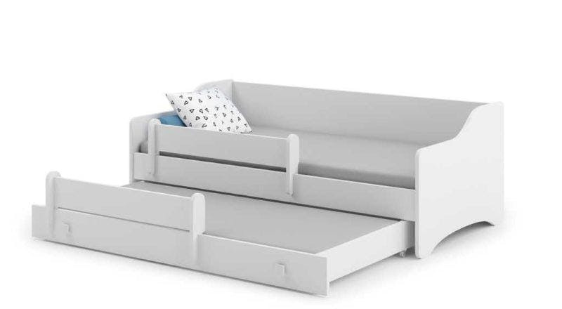 Cama infantil ERYK II con cajón y barandilla de seguridad