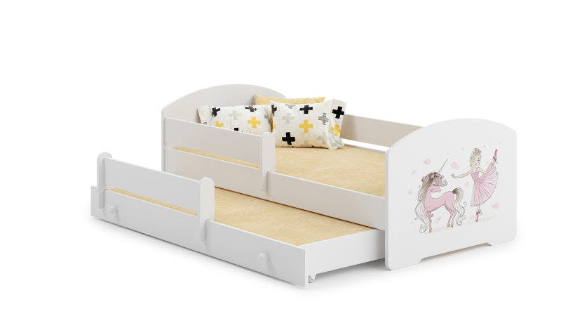 Cama doble con cajón y somier FLEX